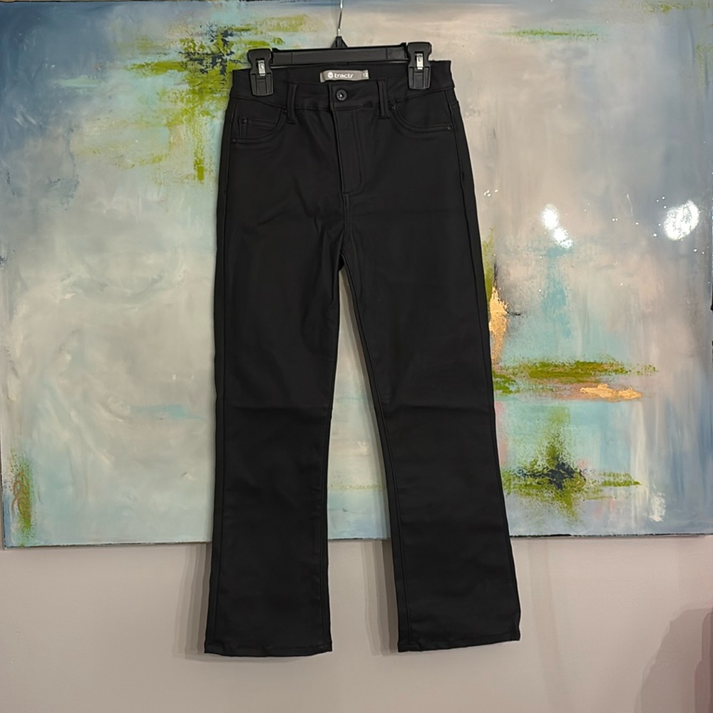 Tractr size 12 girls black jeans, precious!